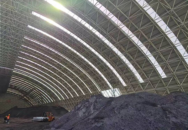 國家電廠(chǎng)封煤工程，FRP采光板項目